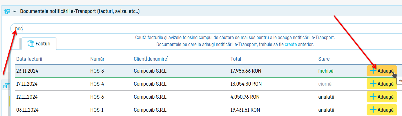 Cum transmiți notificarea e-Transport - pasul 6