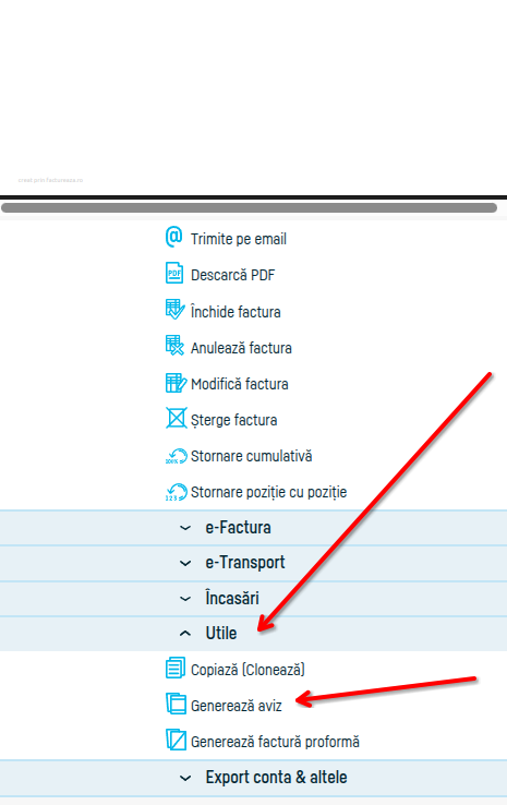Cum adaug un aviz de însoțire a mărfii? - pasul 14